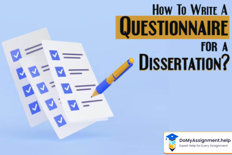 Questionnaire for a Dissertation 